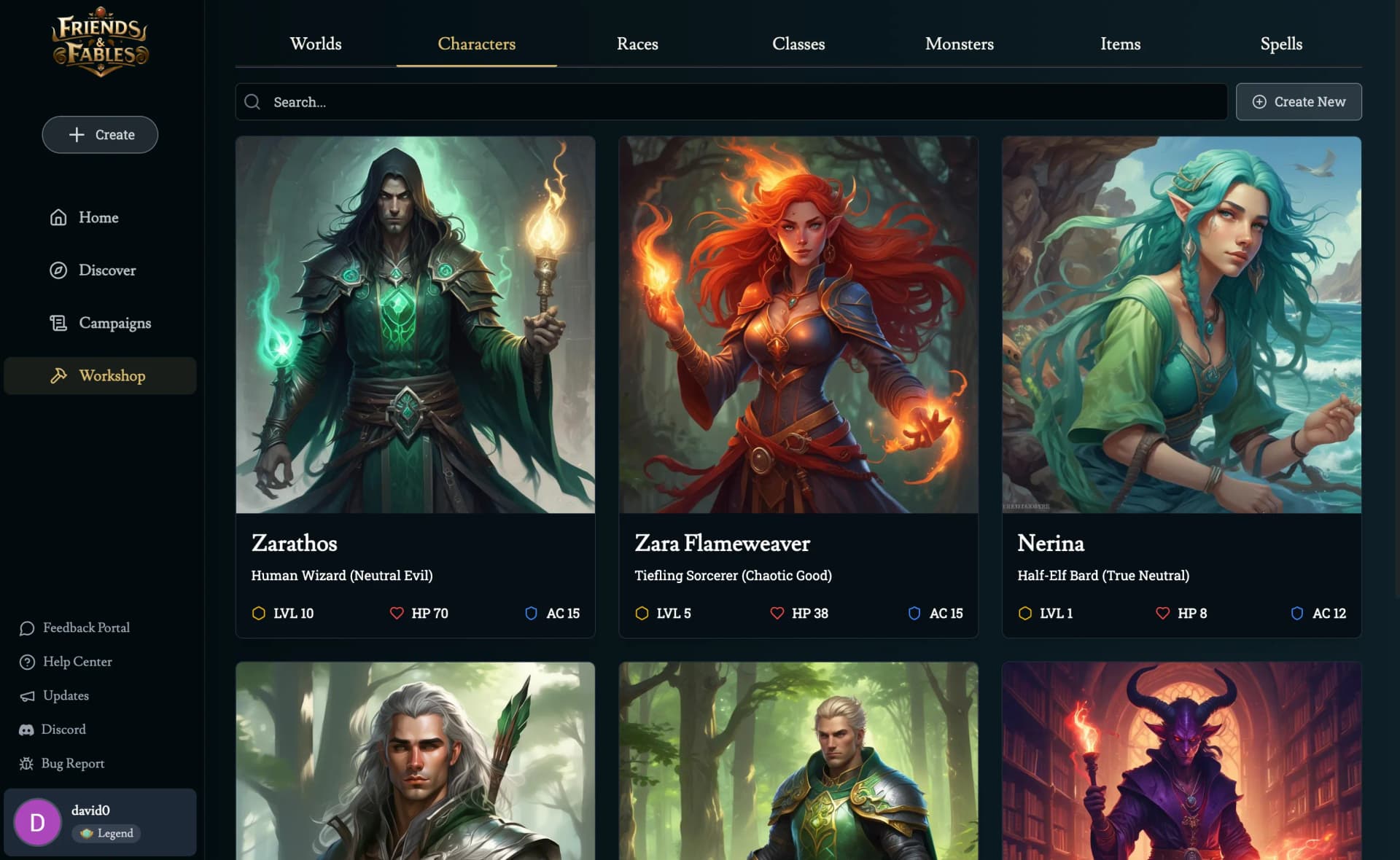 Friends & Fables Workshop